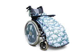 Cosy Polar Bears voetenzak beenwarmer rolstoel scootmobiel en kinderwagen