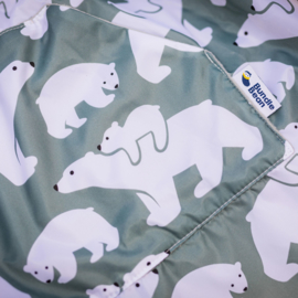 Cosy Polar Bears voetenzak beenwarmer rolstoel scootmobiel en kinderwagen