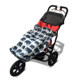 olifant regen hoes kids child rolstoel speciale buggy