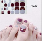 teen nagel stickers nail art nagelsticker rood paars