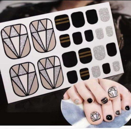 teen nagel stickers nailart diamant nail art sticker kalknagel verbergen