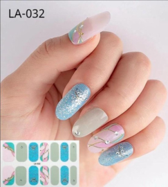 Nail art nagel stickers nagel stickers happy days LA-032