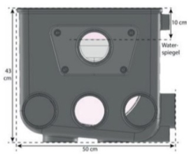 AQUAFORTE TROMMELFILTER Inclusief: Witte deksel en Controller #@