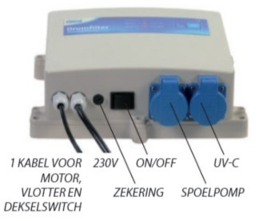 AQUAFORTE TROMMELFILTER Inclusief: Witte deksel en Controller #@