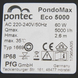 PondoMax 3500 #!