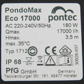 PondoMax 17000 #!