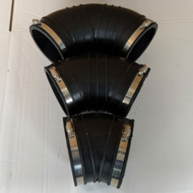 Flexibele EPDM bocht (90) 110mm (30-60-90 graden) ^(