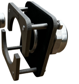 Super UVC Horizontale Tankdoorvoer RVS 22-28 mm %@