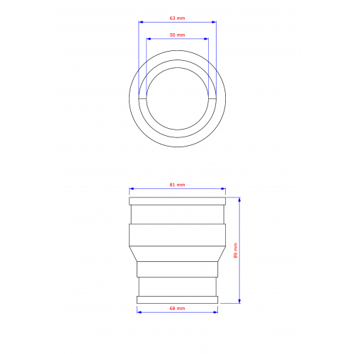 Flexibele verloopsok-mof 63x50mm tek.png