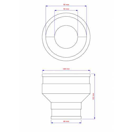 Flexibele verloopsok-mof 90x50mm tek.png