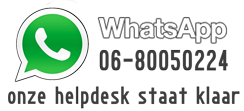 Vragen? Simpel! Stuur ons een whatsapp! 