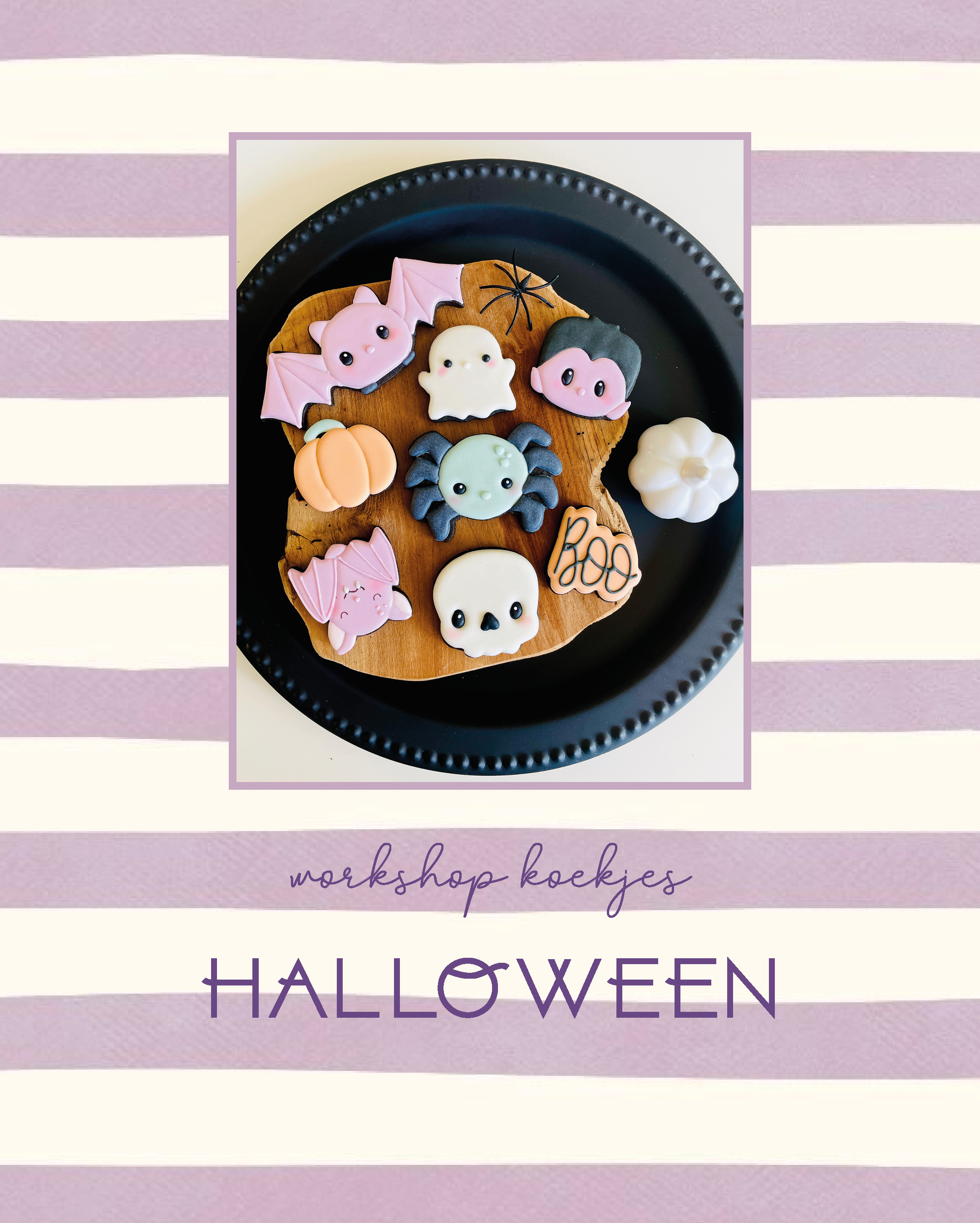 koekjes workshop . halloween . vrijdag 31 oktober 2025