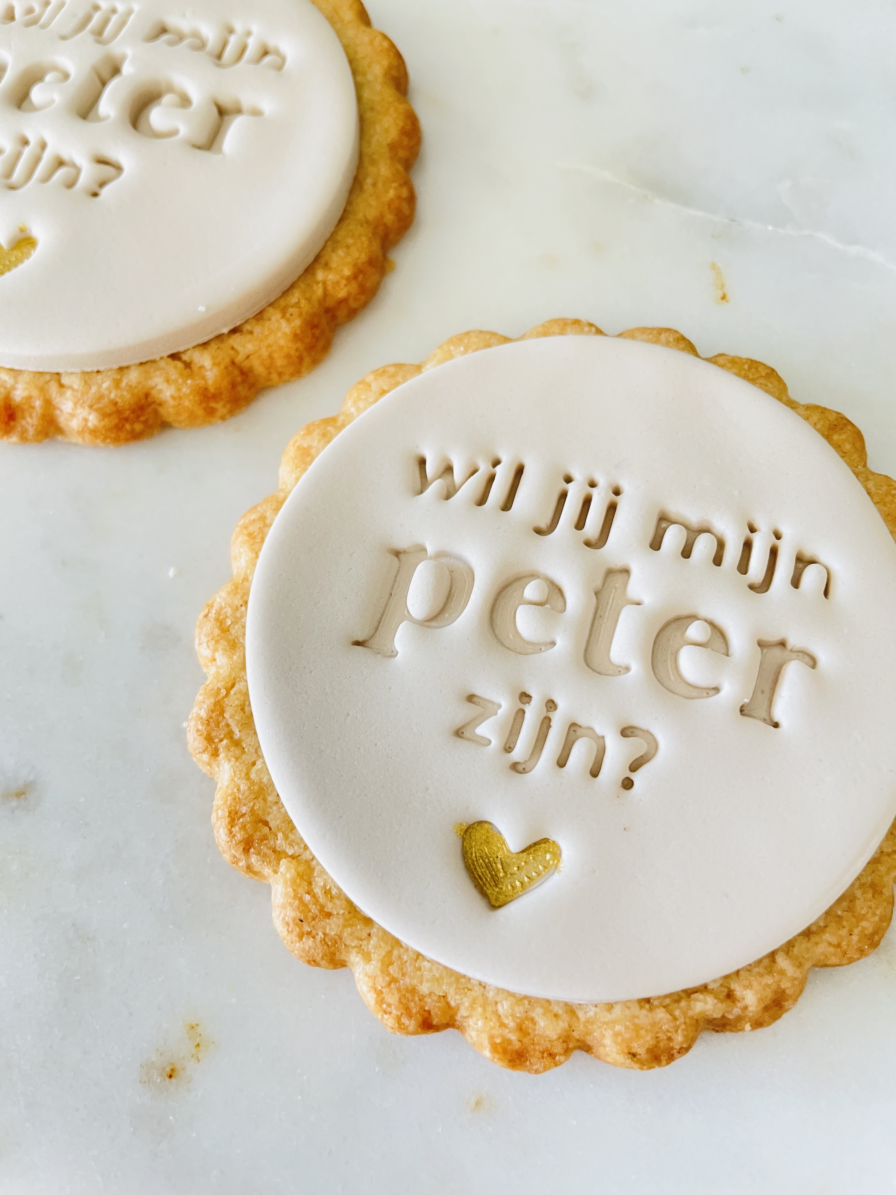 koekje "wil je mijn peter zijn?"