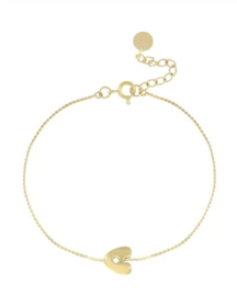 FIJN ARMBANDJE MET LETTER