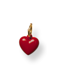 bonnie studios . heart red pendant