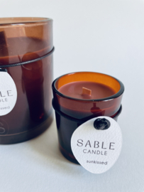 Sable . candle small . terracotta