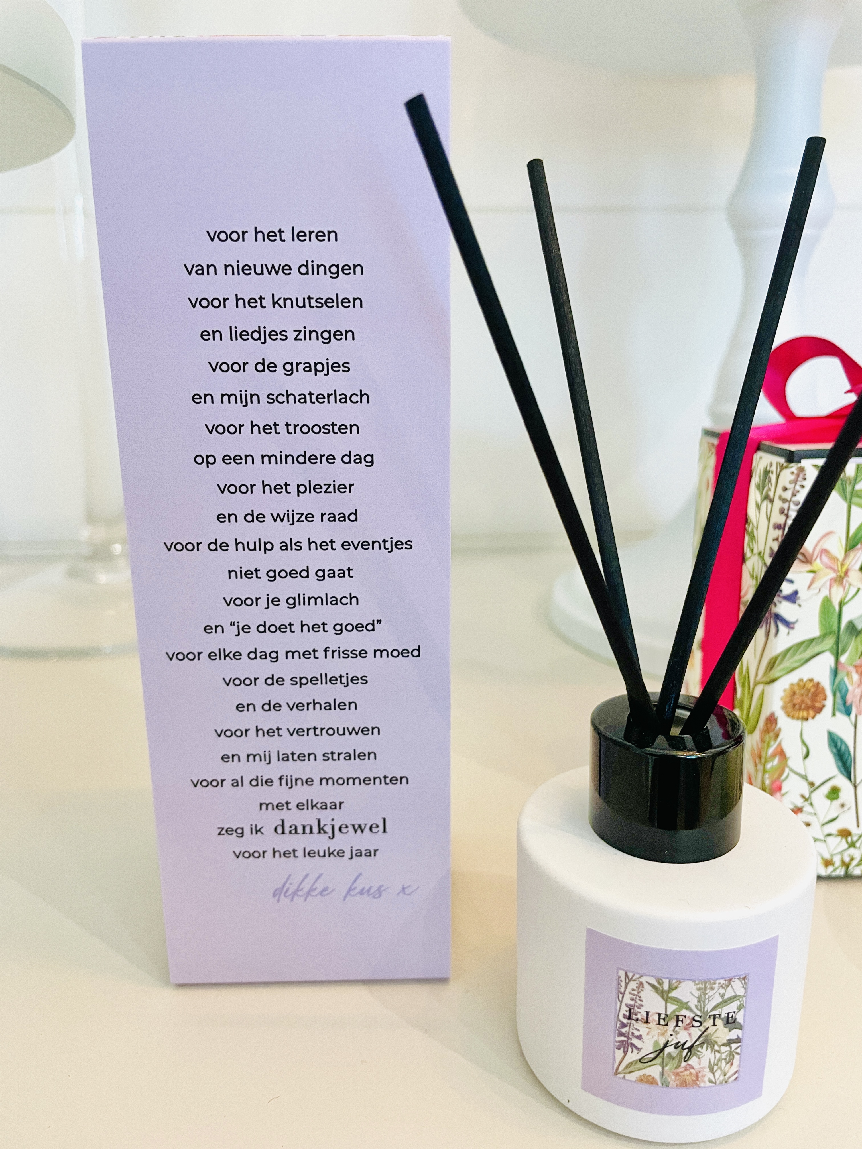 huisparfum liefste juf