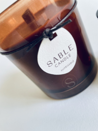 Sable . candle . terracotta