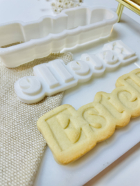 koekjesvorm met naam