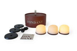 fondant small mood light ash / set 3