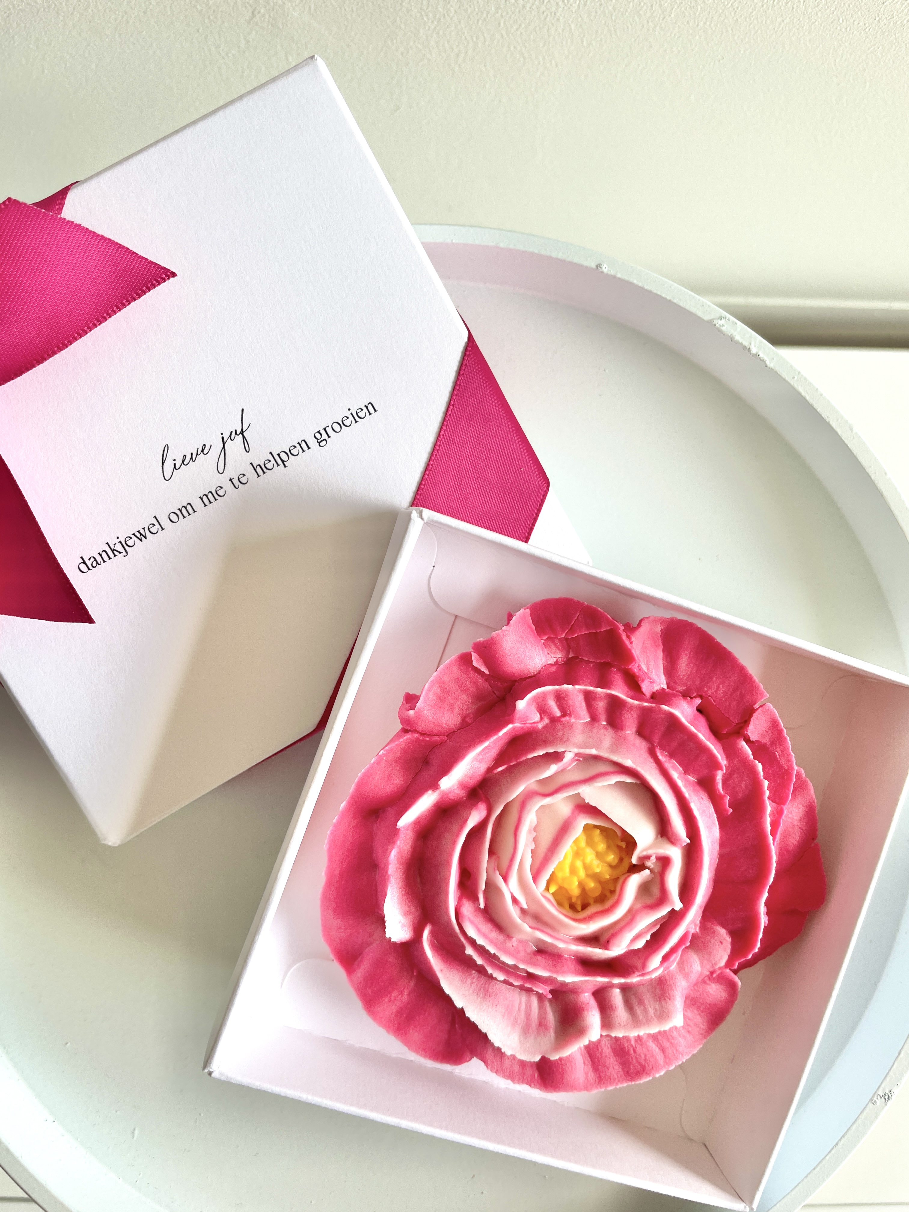 bloemenkoek liefste juf