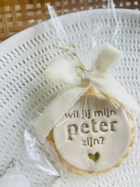 koekje "wil je mijn peter zijn?"