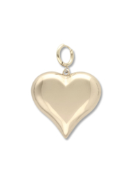 bonnie studios . heart pendant gold XL