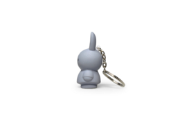 Nijntje sleutelhanger . silver blue