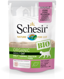 Schesir BIO Organic Adult cat Pork pouches