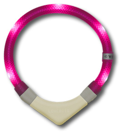 Leuchtie PLUS lichthalsband Neon roze