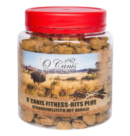 O'Canis Fitness Bits PLUS - Struisvogel met vanille