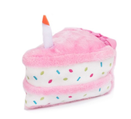 Zippypaws Birthday Cake Pink