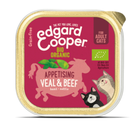 Edgard & Cooper Kat Biologische Kalf & Rund kuipjes