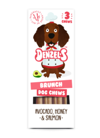 Denzel's Chews Brunch - Avocado, Honing en Zalm