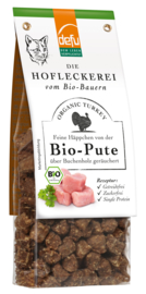 Defu Kattensnack - Bio Gerookt Kalkoenvlees met lijnzaad
