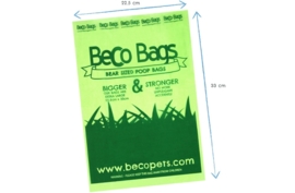 BecoBags biologisch afbreekbare poepzakjes 300 stuks (in dispencer)
