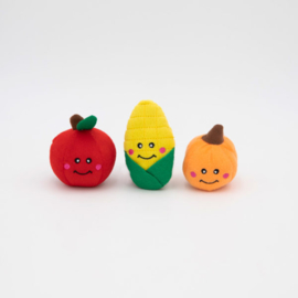 ZippyPaws Miniz 3-Pack - Fall Harvest