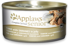 Applaws Blik Senior Cat - Tonijn met Sardine in gelei