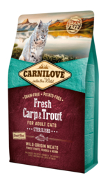 Carnilove Fresh kattenbrok Karper en Forel