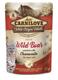 Carnilove pouch voor de kat - Wild Zwijn