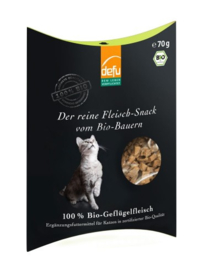 Defu Kattensnack 100% Bio-Geflügelfleisch -  Puur Biologische Kip