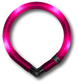 Leuchtie Mini lichthalsband Hot Pink