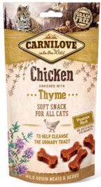 Carnilove kattensnacks soft snack - Kip met tijm