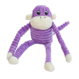 Zippypaws  Spencer the Crinkle Monkey - Small Purple