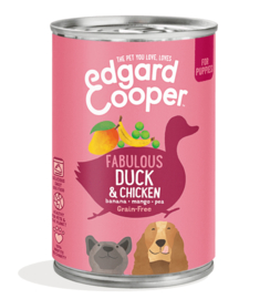 Edgard & Cooper blik Eend & Kip Puppy