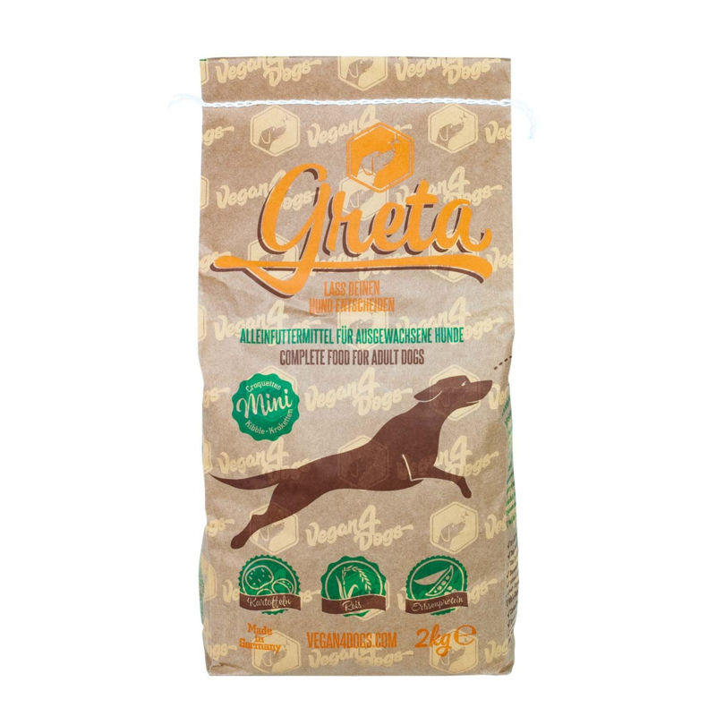 Greta vegetarische hondenbrok - Small Breed 2 kg