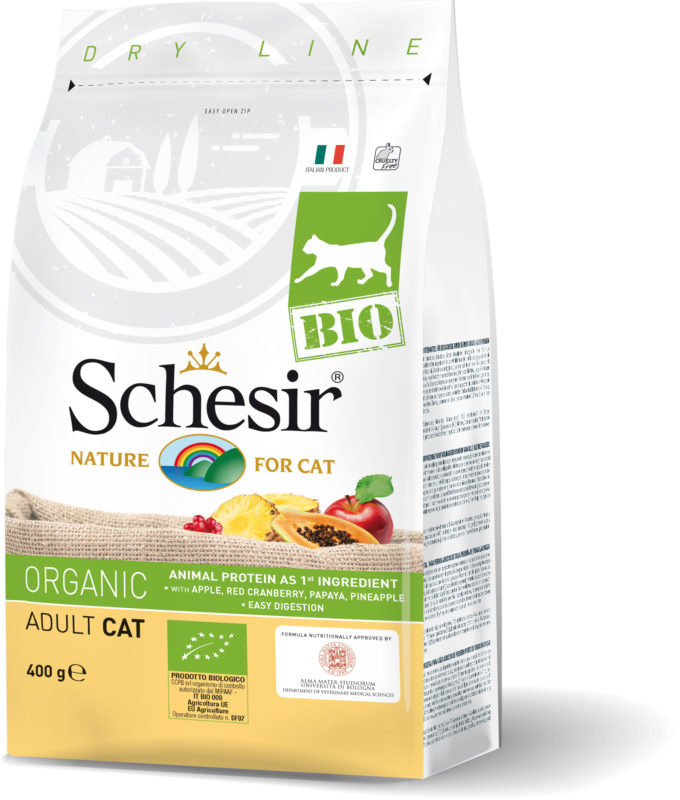 Schesir BIO Organic kattenbrokjes - Adult