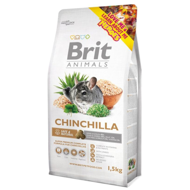 BRIT Chinchilla voer 1,5 kilo