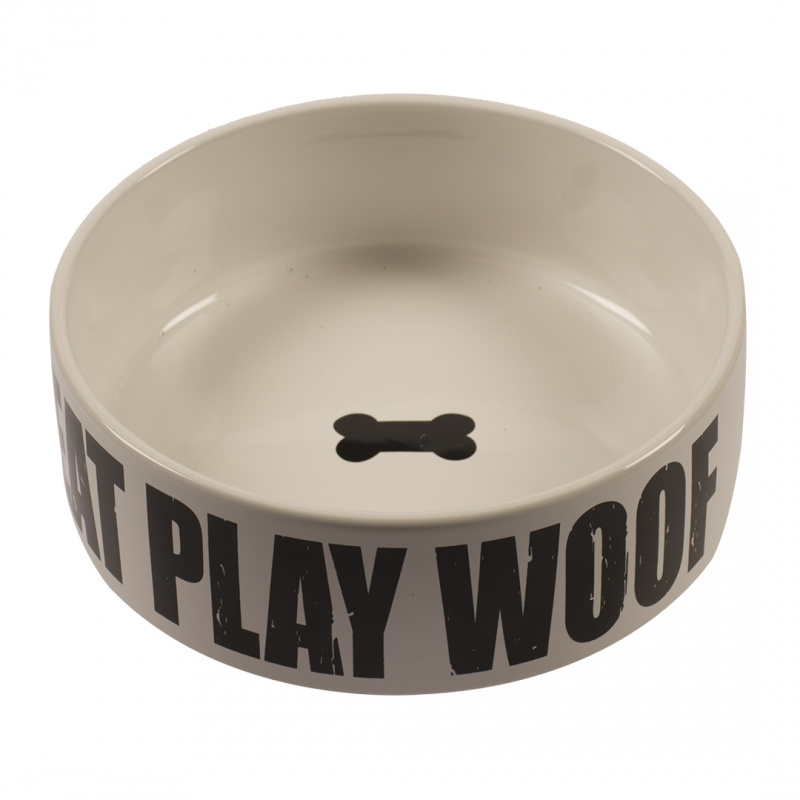 Duvo Keramiek bak Eat Play Woof