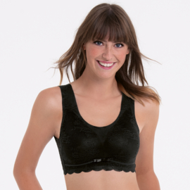 Anita licht voorgevormde Lace Bralette Zwart XS t/m XXL